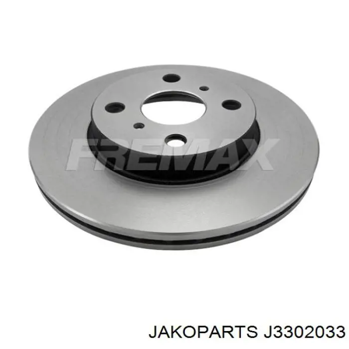 Диск гальмівний передній Jakoparts J3302033