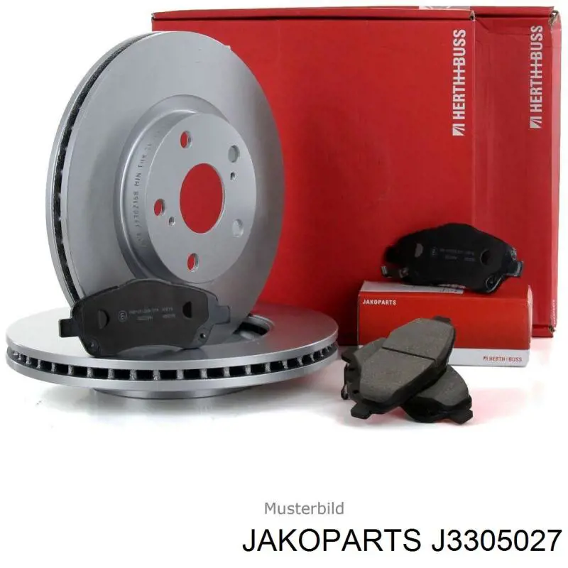 J3305027 Jakoparts диск гальмівний передній