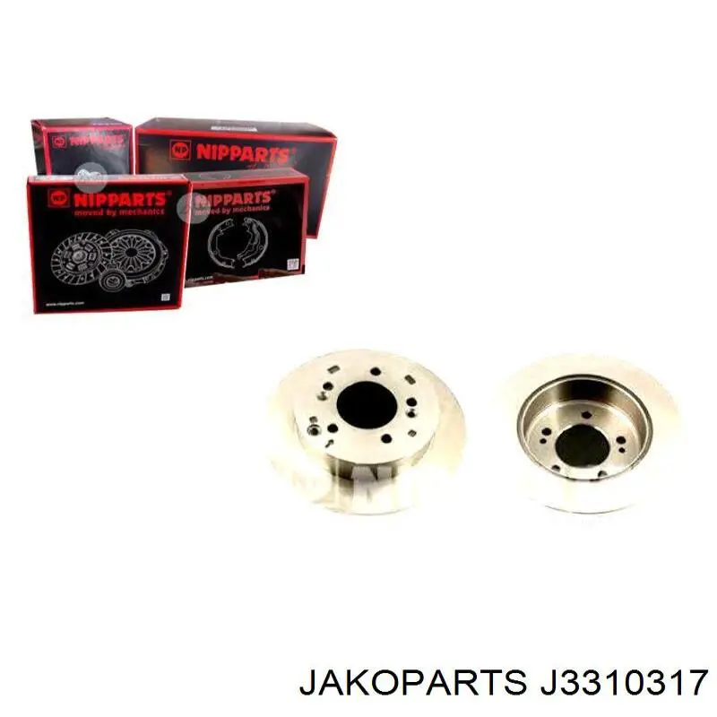 Купити J3310317 Jakoparts Диск заднього гальма