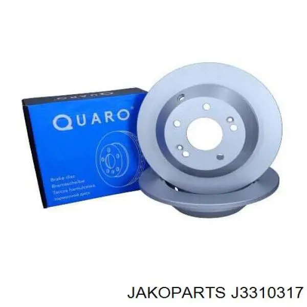 Диск гальмівний задній Jakoparts J3310317