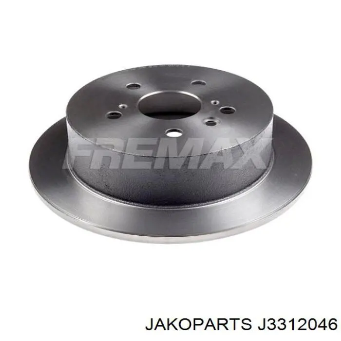Диск гальмівний задній Jakoparts J3312046
