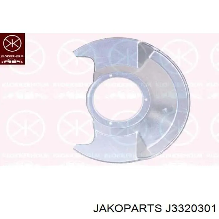 J3320301 Jakoparts захист гальмівного диска, переднього, лівого