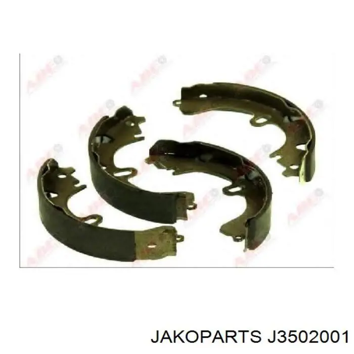 Колодки гальмові задні, барабанні J3502001 Jakoparts