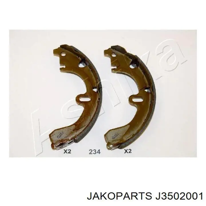 Купити J3502001 Jakoparts Колодки гальмові задні, барабанні