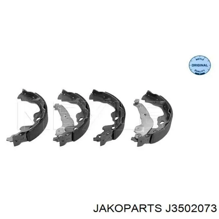 Колодки гальмові задні, барабанні Jakoparts J3502073 ціна, від 15.08 USD