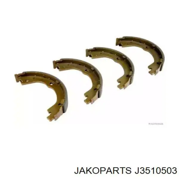 J3510503 Jakoparts Гальмівні колодки ручника