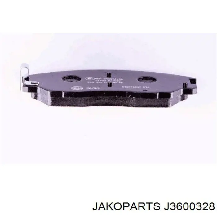 Купити J3600328 Jakoparts Колодки гальмівні передні, дискові