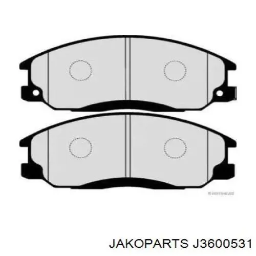 J3600531 Jakoparts колодки гальмівні передні, дискові