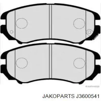 J3600541 Jakoparts Передні гальмівні колодки