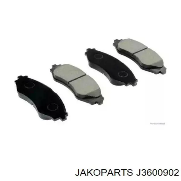 J3600902 Jakoparts колодки гальмівні передні, дискові