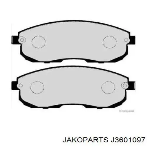 Гальмівні колодки Jakoparts J3601097 ціна, від 22.80 USD