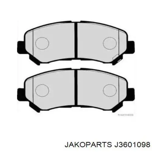J3601098 Jakoparts Передні гальмівні колодки