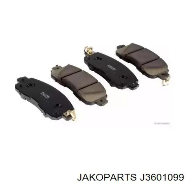 J3601099 Jakoparts Передні гальмівні колодки