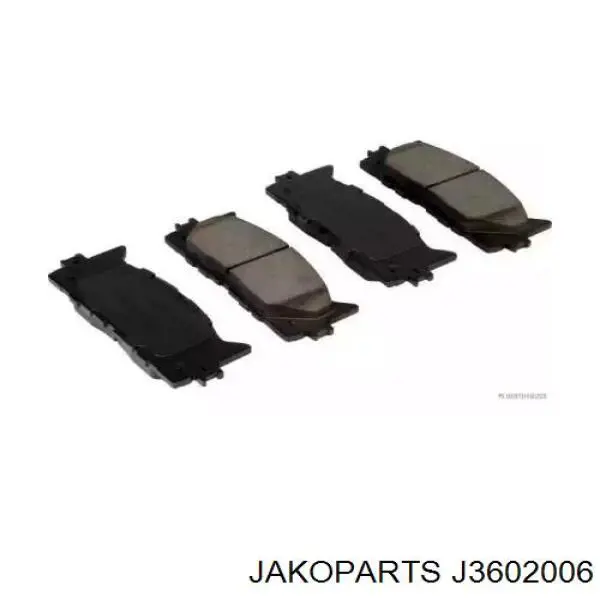 Купити J3602006 Jakoparts Колодки гальмівні передні, дискові