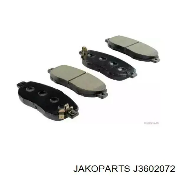 J3602072 Jakoparts колодки гальмівні передні, дискові