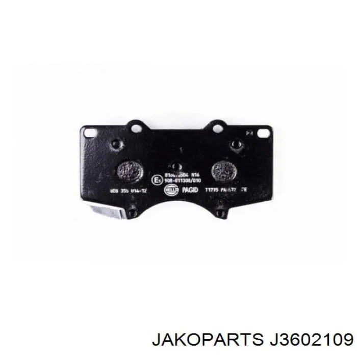 Передні тормозні колодки J3602109 Jakoparts