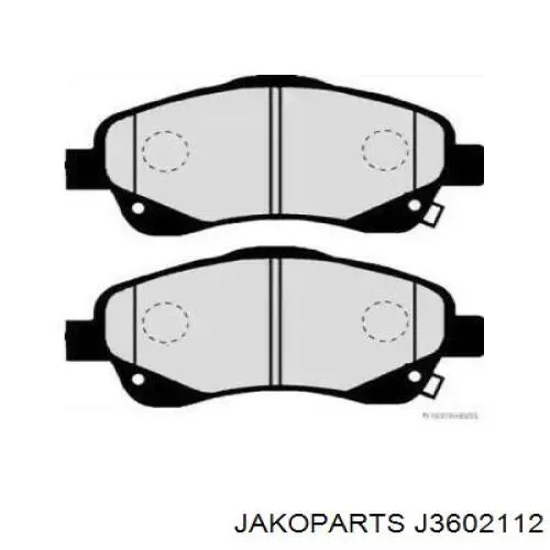 J3602112 Jakoparts Передні гальмівні колодки