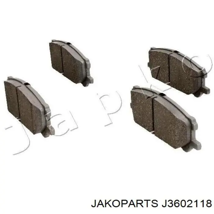 J3602118 Jakoparts Передні гальмівні колодки