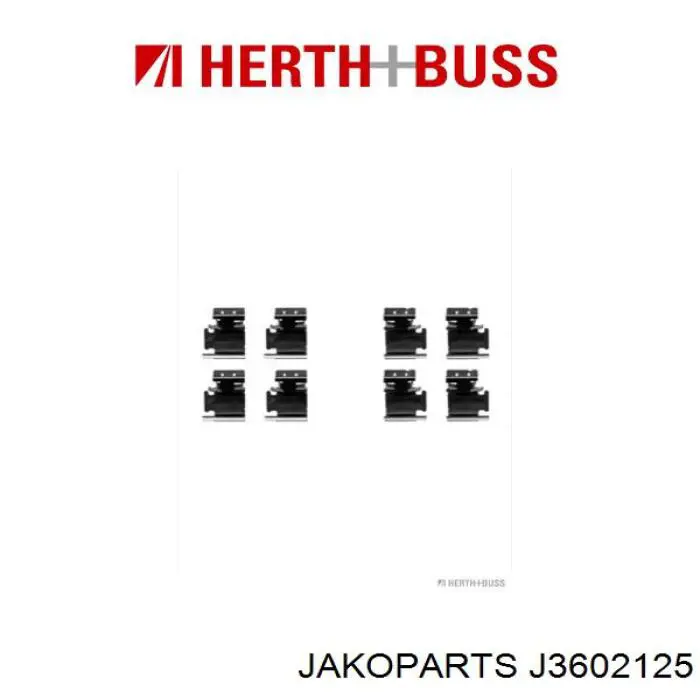 Тормозні колодки Jakoparts J3602125