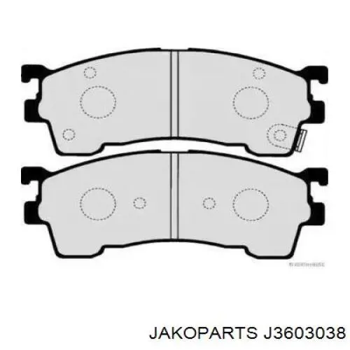 Тормозні колодки Jakoparts J3603038