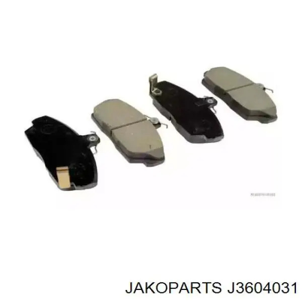 J3604031 Jakoparts Передні гальмівні колодки