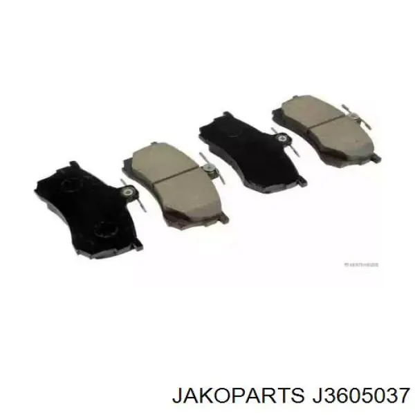 J3605037 Jakoparts Передні гальмівні колодки