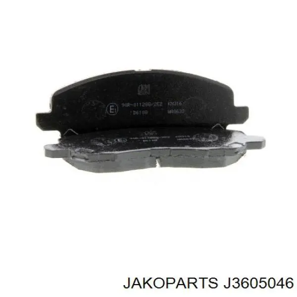 Гальмівні колодки Jakoparts J3605046 ціна, від 22.66 USD