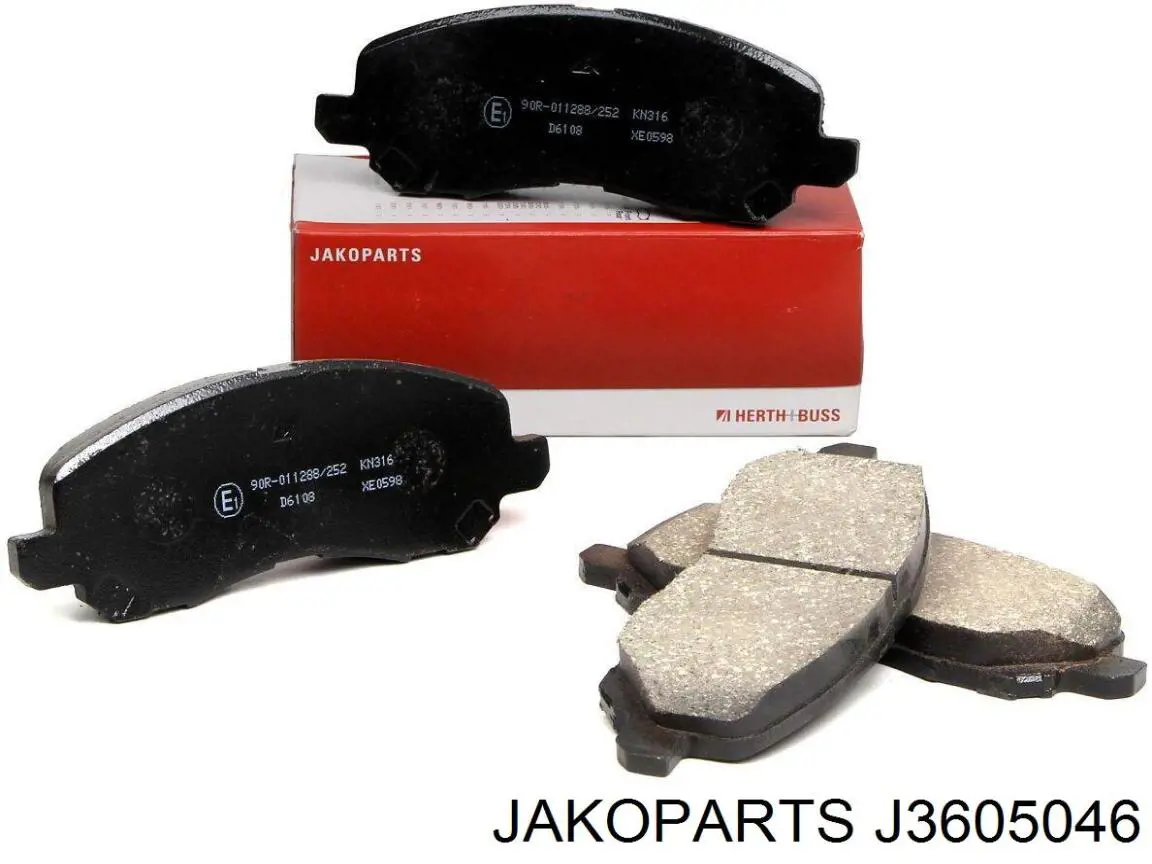 J3605046 Jakoparts Передні гальмівні колодки