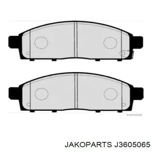 J3605065 Jakoparts Передні гальмівні колодки