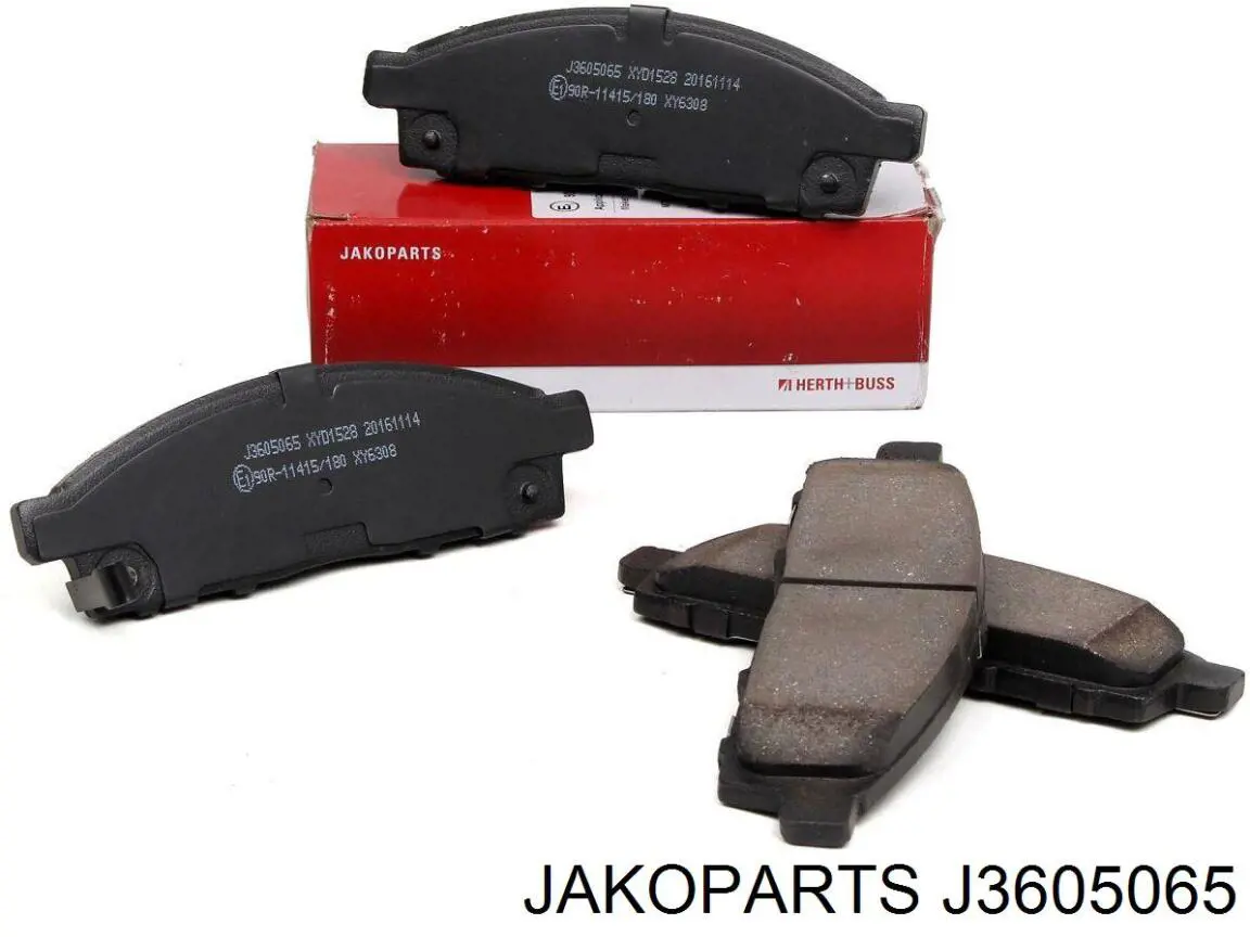 Передні тормозні колодки J3605065 Jakoparts