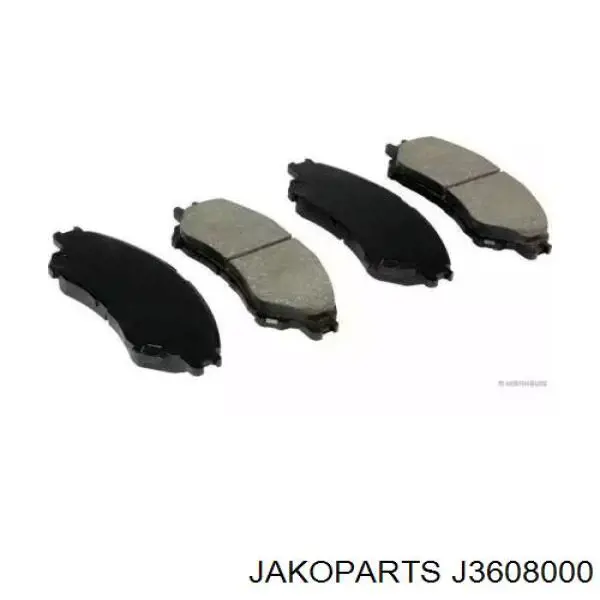 J3608000 Jakoparts Передні гальмівні колодки
