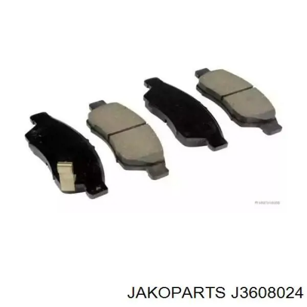 J3608024 Jakoparts колодки гальмівні передні, дискові