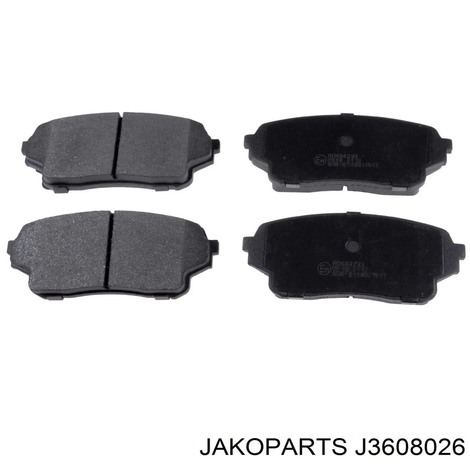 Передні тормозні колодки 93192962 Opel