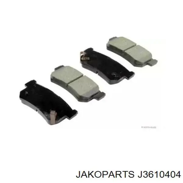 J3610404 Jakoparts Колодки гальмівні задні, дискові
