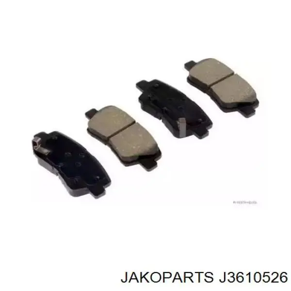 J3610526 Jakoparts Колодки гальмівні задні, дискові