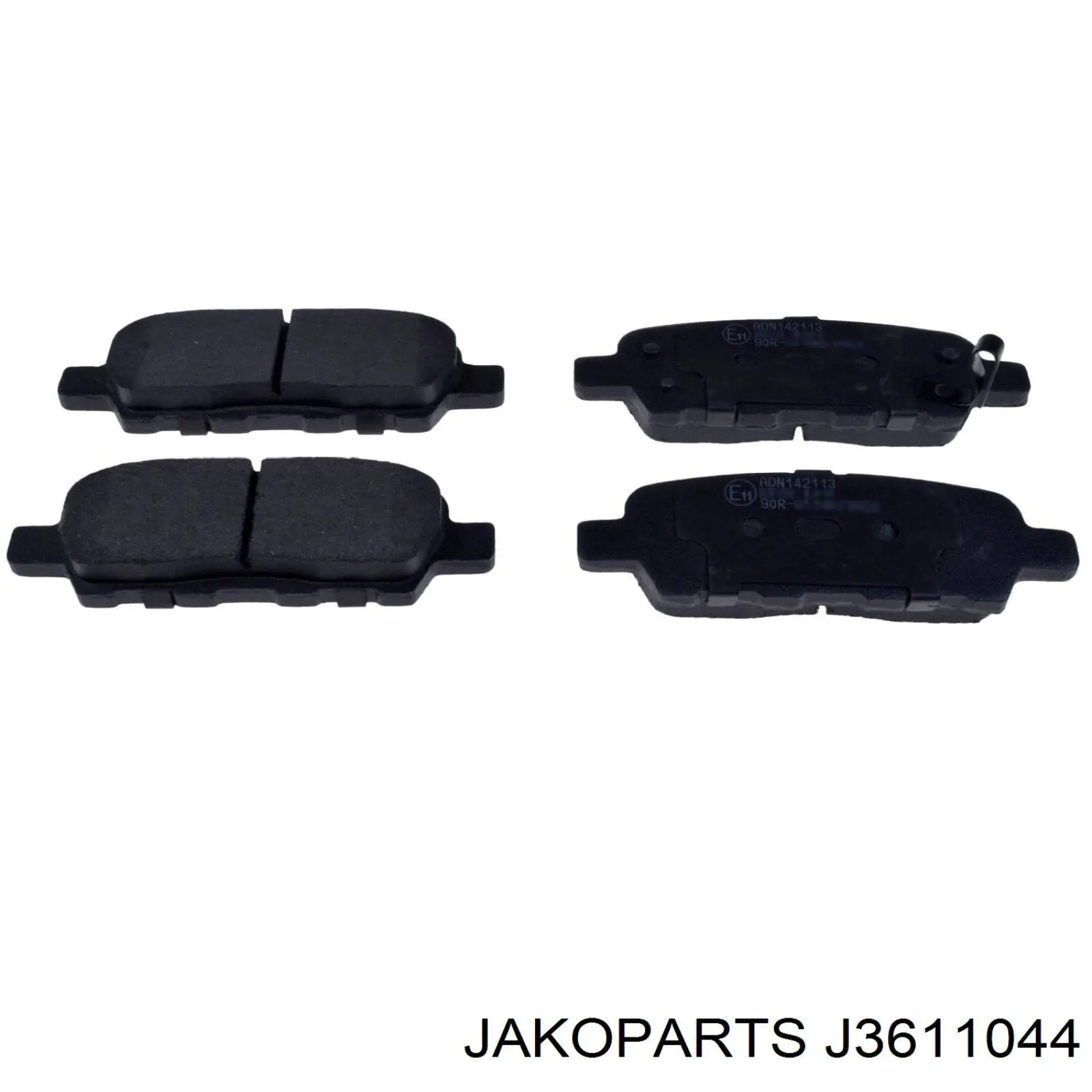 Купити J3611044 Jakoparts Задні колодки