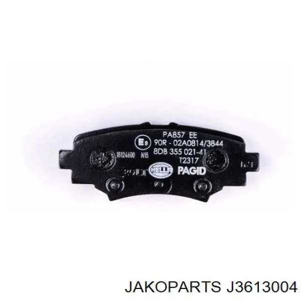 Купити J3613004 Jakoparts Задні колодки