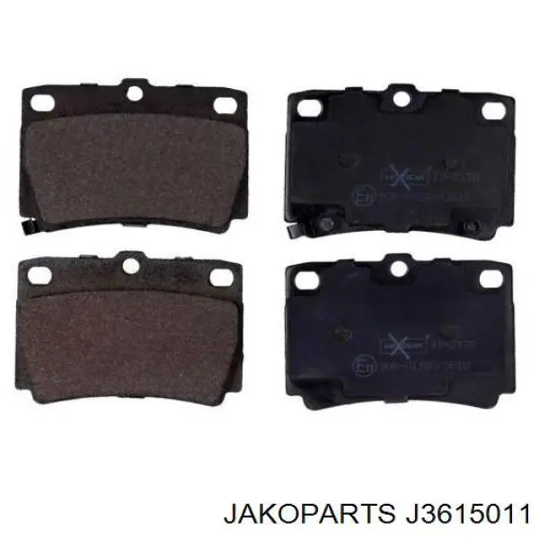 Купити J3615011 Jakoparts Задні колодки