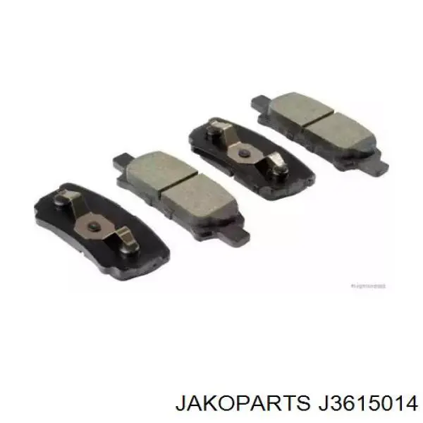 Задні гальмівні колодки J3615014 Jakoparts