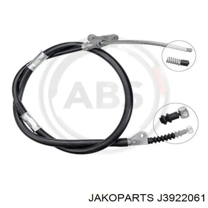 4643028390 Toyota Трос ручника задній лівий