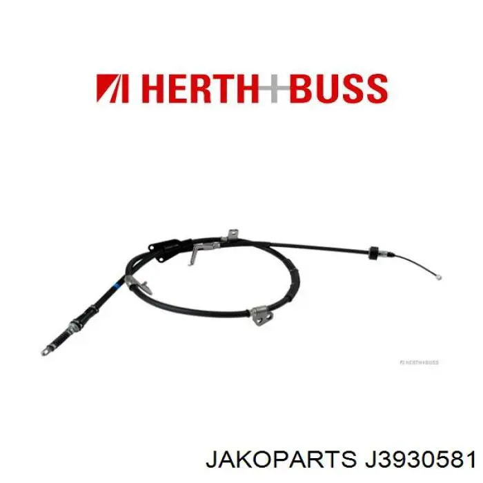 Трос ручного гальма задній, правий 597702W000 Hyundai/Kia