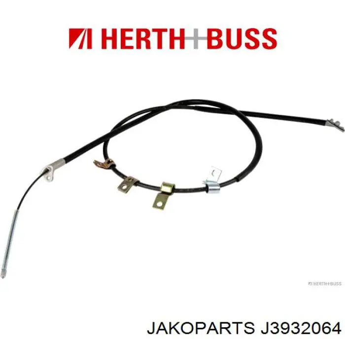 Трос ручного гальма задній, правий Jakoparts J3932064 ціна, від 25.32 USD