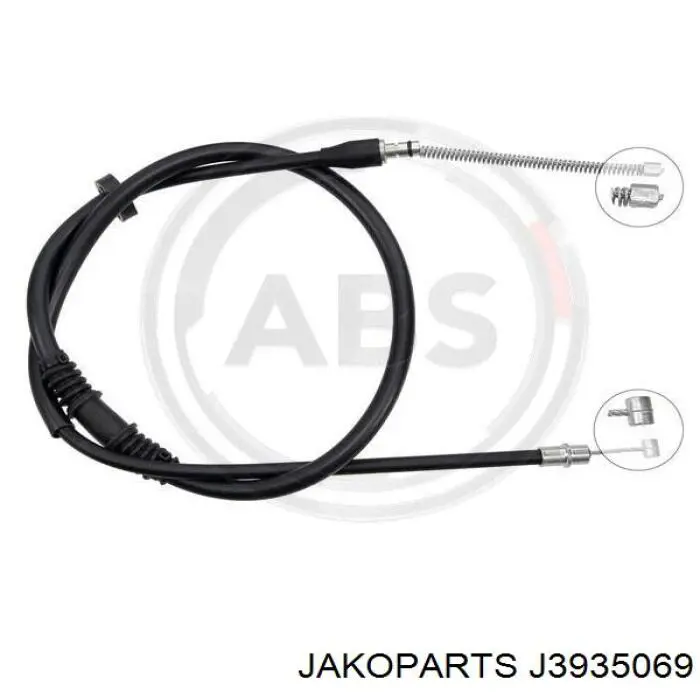 Купити J3935069 Jakoparts Трос ручного гальма задній, правий