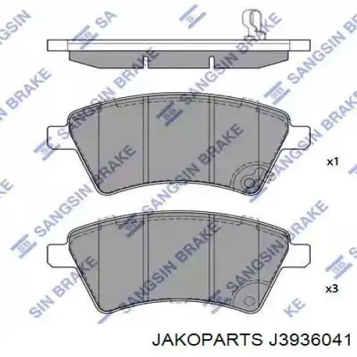 Купити J3936041 Jakoparts Трос ручного гальма задній, правий
