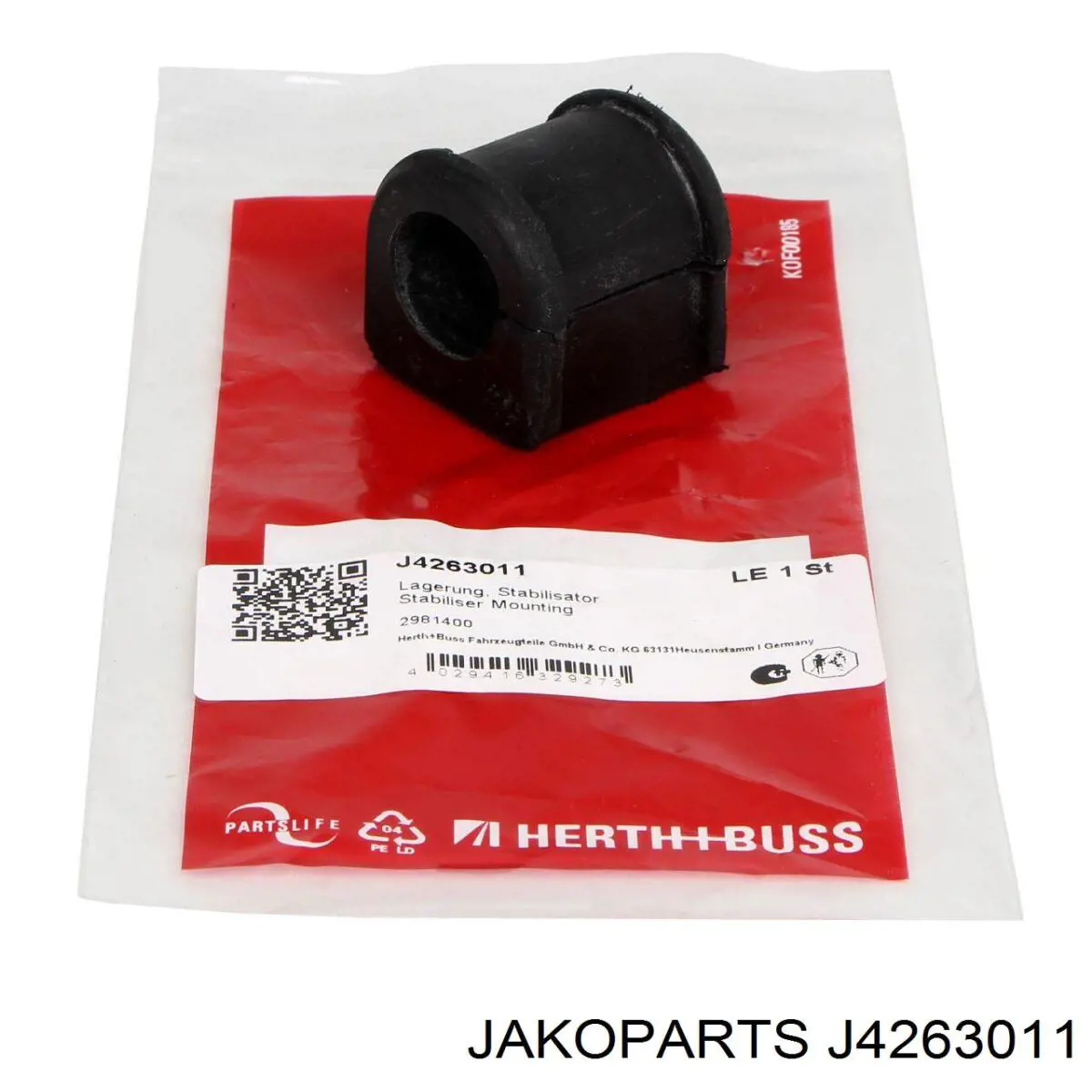 Подушка стабілізатора Jakoparts J4263011 ціна, від 4.23 USD