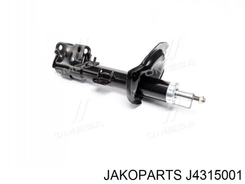 Амортизатор передній, правий Jakoparts J4315001 ціна, від 47.24 USD