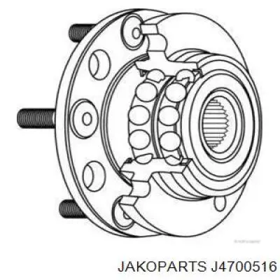 J4700516 Jakoparts Маточина (передня)