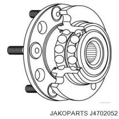 Маточина колеса передня Jakoparts J4702052 ціна, від 53.78 USD