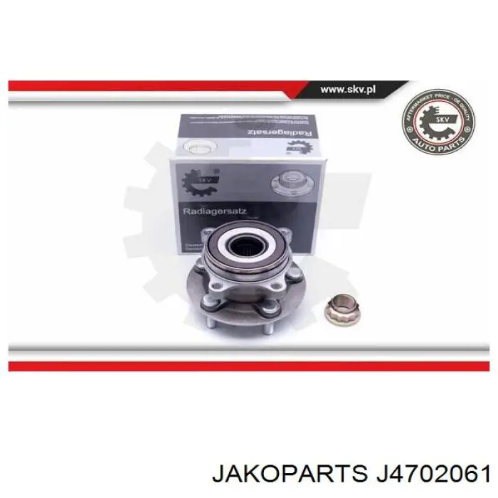 Маточина колеса передня Jakoparts J4702061 ціна, від 55.22 USD