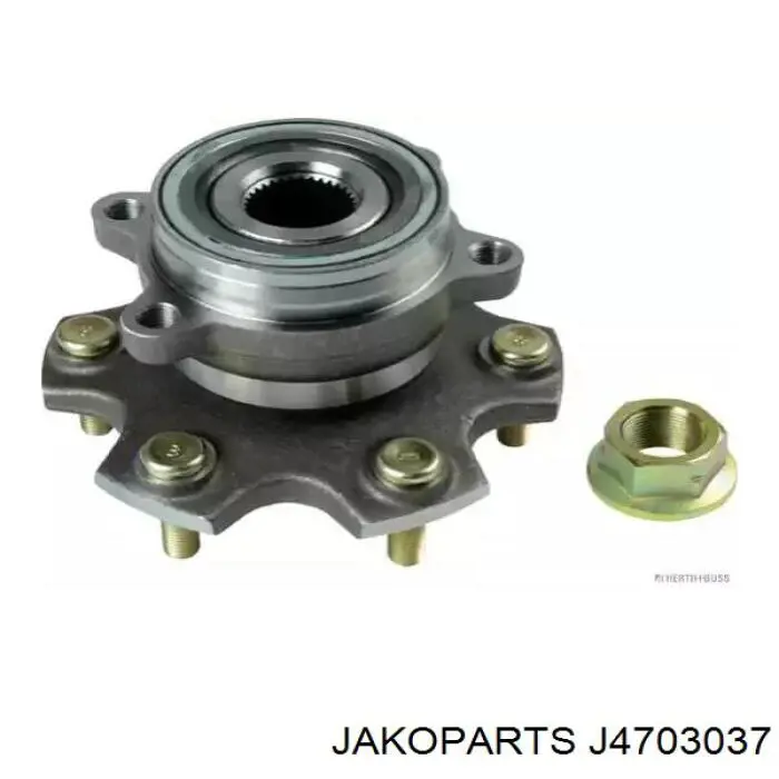Маточина колеса передня Jakoparts J4703037 ціна, від 43.83 USD
